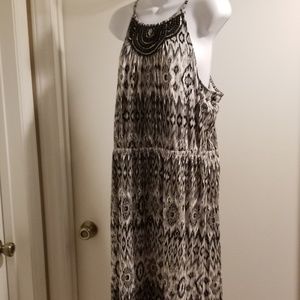 Lane Bryant Black & Grey Sundress